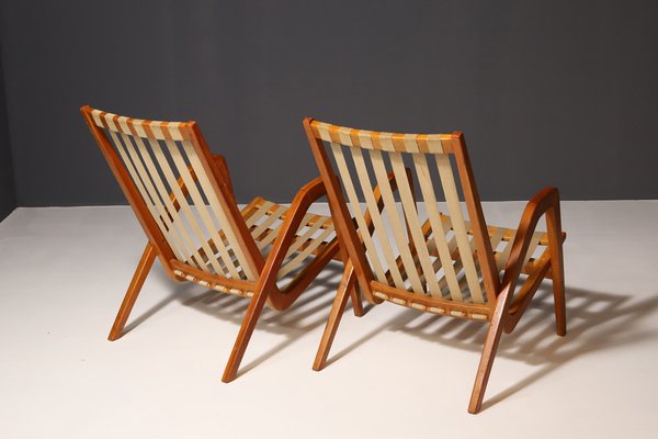 Czechoslovakian Chairs by Janěk Vaněk for Krásná Jizba, 1940s, Set of 2-HXT-2043775