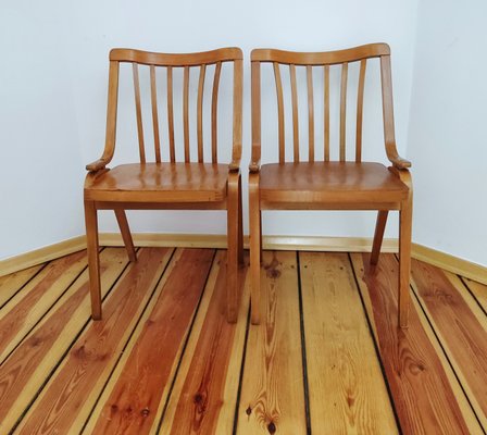 Czechoslovakian Chairs by L. Volák for Ton, 1960s, Set of 2-DHD-1251557