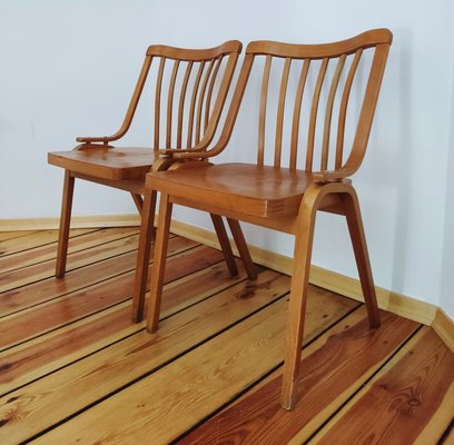 Czechoslovakian Chairs by L. Volák for Ton, 1960s, Set of 2-DHD-1251557