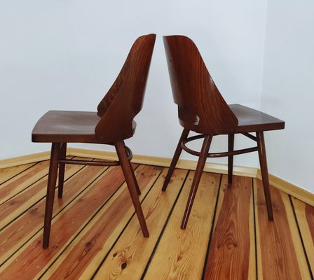 Czechoslovakian Chairs by O. Haerdtl for Ton, 1960s, Set of 4-DHD-1257437