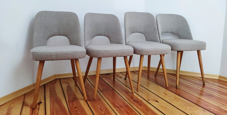 Czechoslovakian Chairs by O. Haerdtl for Ton, 1960s, Set of 4-DHD-1264731