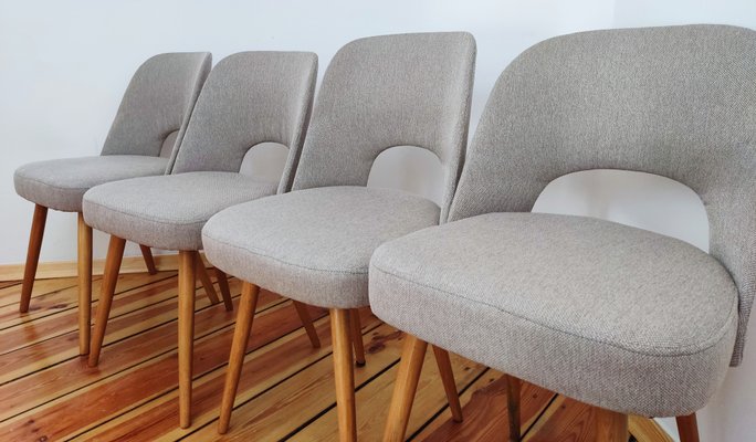 Czechoslovakian Chairs by O. Haerdtl for Ton, 1960s, Set of 4-DHD-1264731