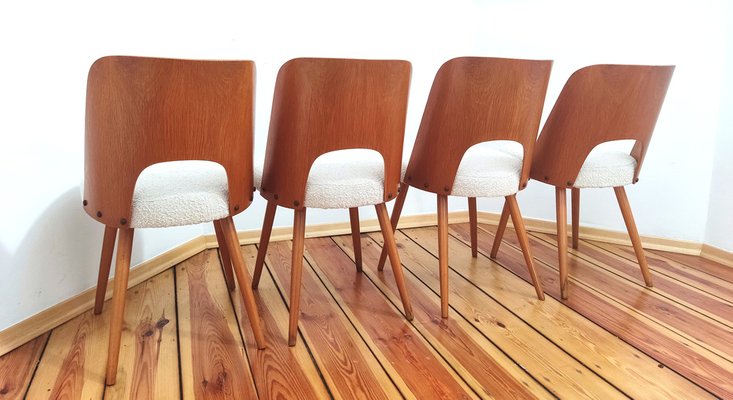 Czechoslovakian Chairs by O. Haerdtl for Ton, 1960s, Set of 4-DHD-1328937