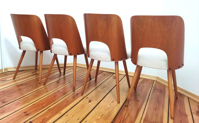 Czechoslovakian Chairs by O. Haerdtl for Ton, 1960s, Set of 4-DHD-1328937