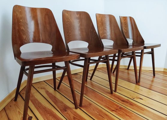 Czechoslovakian Chairs by O. Haerdtl for Ton, 1960s, Set of 4-DHD-1257437