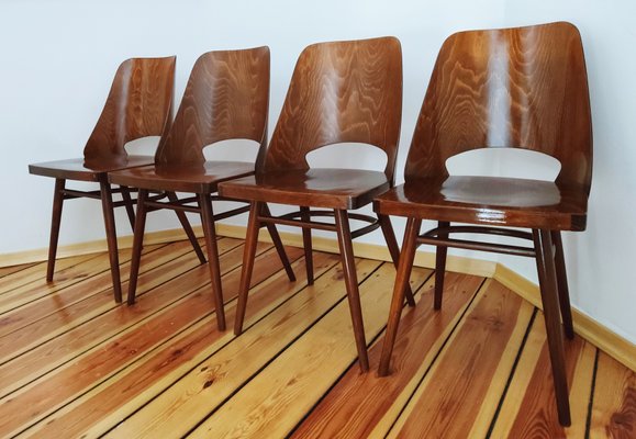 Czechoslovakian Chairs by O. Haerdtl for Ton, 1960s, Set of 4-DHD-1257437