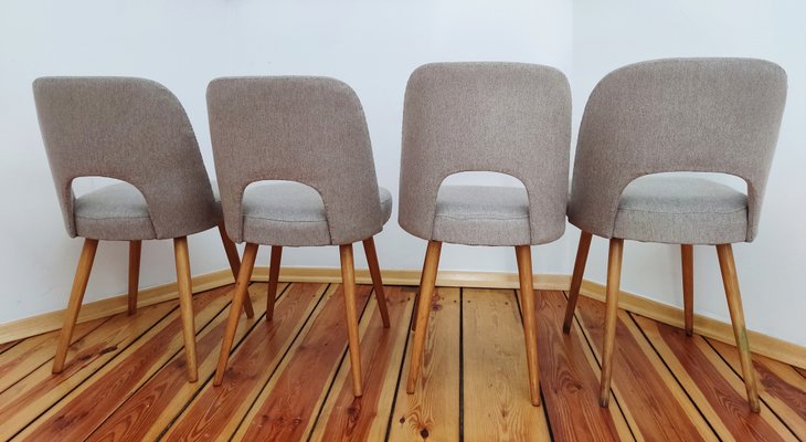 Czechoslovakian Chairs by O. Haerdtl for Ton, 1960s, Set of 4-DHD-1264731