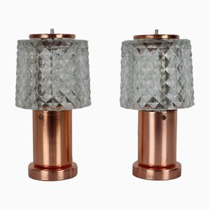 Czechoslovakian Copper Table Lamps by Kamenický Šenov, 1970s, Set of 2-TZ-1252026