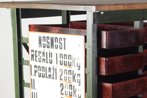 Czechoslovakian Industrial Bakelite Chest of Drawers, 1970s-IND-911633