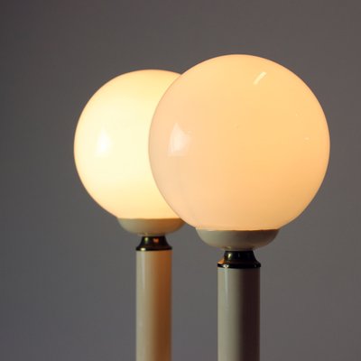 Czechoslovakian Lamps in Opaline Glass, 1970s, Set of 2-UL-1270829