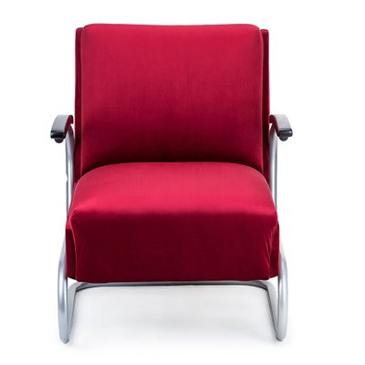 Czechoslovakian Model S411 Armchair from Mücke Melder, 1940s-DHD-734300