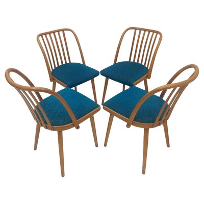 Czechoslovakian Retro Chairs by Antonín Šuman for Ton, 1960s, Set of 4-TZ-955573