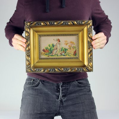 Czechoslovakian Tapestry in Frame, 1920s-UL-1749445