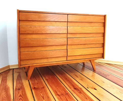 Czechoslovakian U-453 Chest of Drawers by Jiří Jiroutek for Interior Praha, 1960s-DHD-1284222