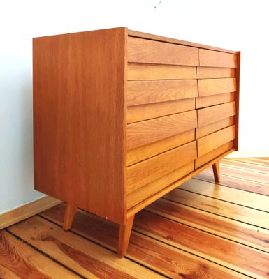 Czechoslovakian U-453 Chest of Drawers by Jiří Jiroutek for Interior Praha, 1960s-DHD-1284222