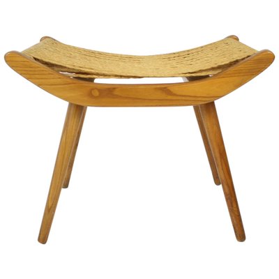 Czechoslovakian Wooden Stool, 1960s-TZ-801046