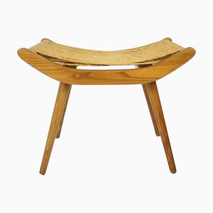 Czechoslovakian Wooden Stool, 1960s-TZ-801046