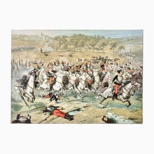 D.Koshutin, The Cuirassier Attack, 1902, Oil on Canvas-WMV-1126938