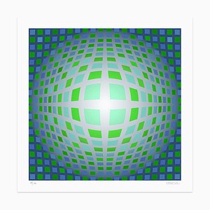 Dadodu - Green Composition - Original Giclée Print - 2010-ZCI-834663