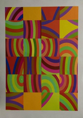 Dadodu, Rainbow Composition, Original Screen Print, 2020-ZCI-1329475