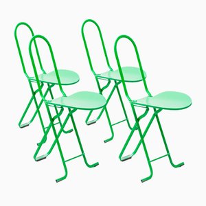 Dafne Folding Chairs by Gastone Rinaldi for Thema Italia, 1980s, Set of 4-NZV-2027606