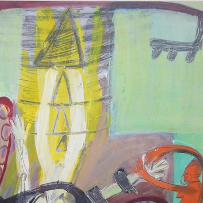 Dagmar Jelínková, Operating Room, 1990s, Tempera, Watercolor, Pastel & Pencil on Paper, Framed-IND-1351741