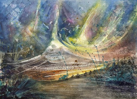 Dali Nazarishvili, Northern Lights, 2023, Watercolor on Paper-CHG-2036999