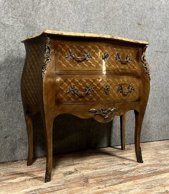 Dame Galbée Dame Louis XV in Marquetry-MWB-1782009