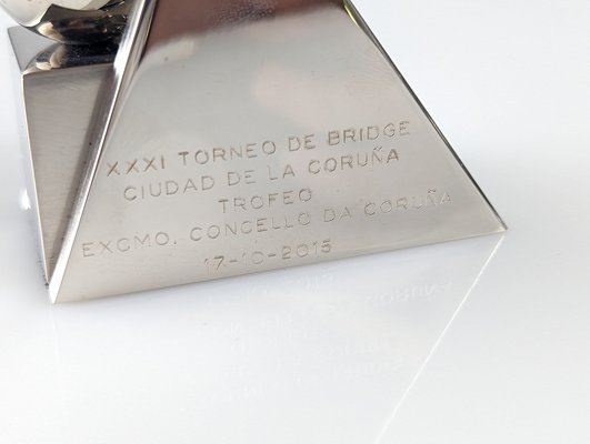 Damian Garrido Trofeo, Bridge Sculpture, 2000s, Metal & Nickel-JJT-1668978