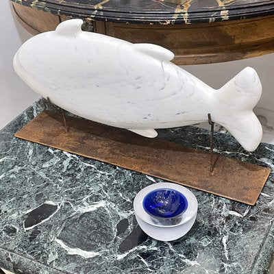 Daniel Beresaluze, White Fish, 2000s, Marble-RFP-2028969