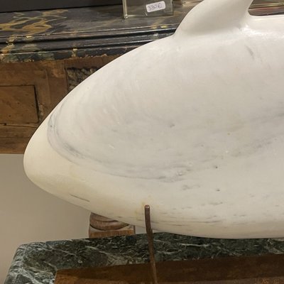 Daniel Beresaluze, White Fish, 2000s, Marble-RFP-2028969