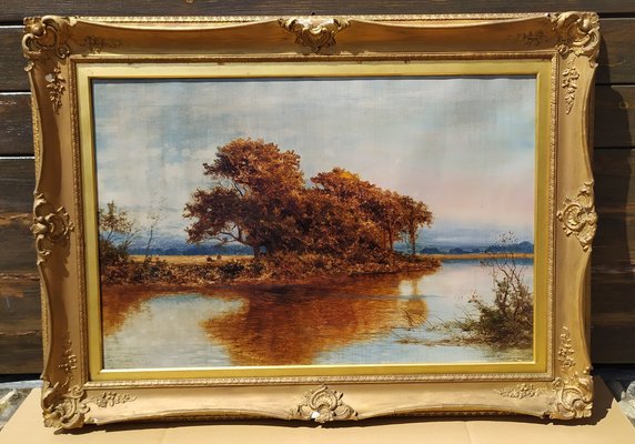 Daniel Sherrin, Painting, 1900s, Oil on Canvas, Framed-EI-1233715