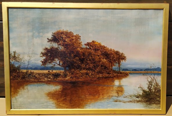 Daniel Sherrin, Painting, 1900s, Oil on Canvas, Framed-EI-1233715