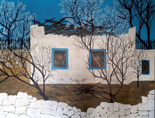 Danielle Launay, Petite Ruine au Printemps en Grece, 2022, Mixed Media-CHG-2030641