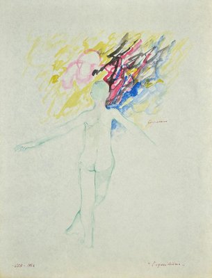 Danilo Bergamo - The Balance - Watercolor - 1964-ZCI-846644