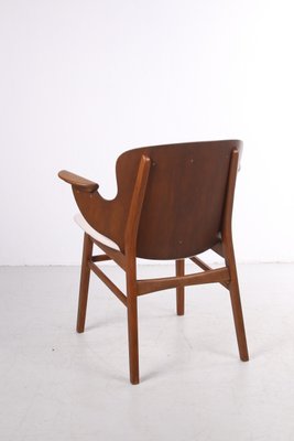 Danish 107 Shell Lounge Chair by Hans Olsen for Bramin, 1958-EZZ-878917