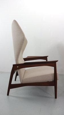 Danish Adjustable Wingback Lounge Chairs in Teak attributed to Ib Kofod Larsen for Bovenkamp, 1950s, Set of 2-DT-2026298