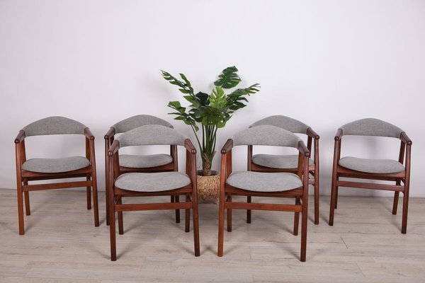 Danish Armchairs, 1960s, Set of 6-NIT-890483