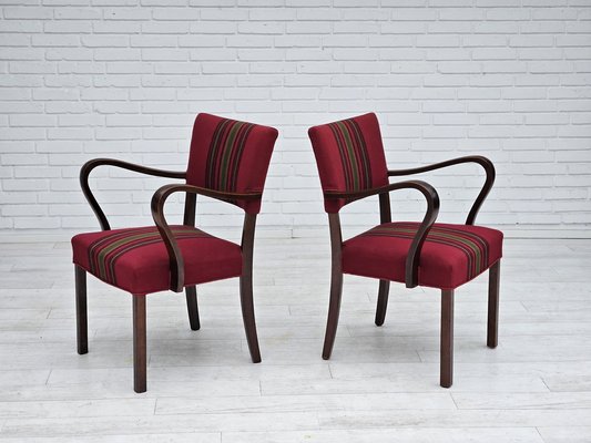 Danish Armchairs in Ash, 1950s, Set of 2-TMW-1726556