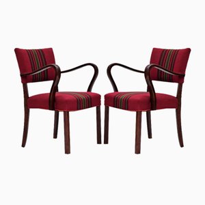 Danish Armchairs in Ash, 1950s, Set of 2-TMW-1726556