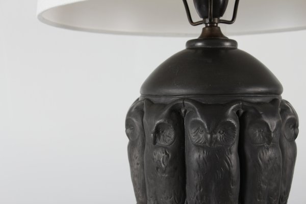 Danish Art Nouveau Table Lamp by L. Hjorth, 1890s-QQ-1725539