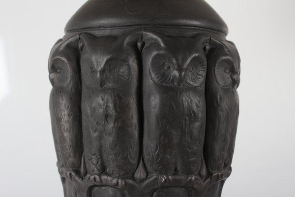 Danish Art Nouveau Table Lamp by L. Hjorth, 1890s-QQ-1725539