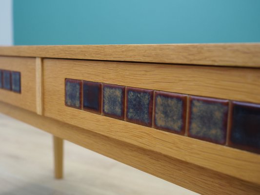 Danish Ash Console Table, 1970s-VND-1784104