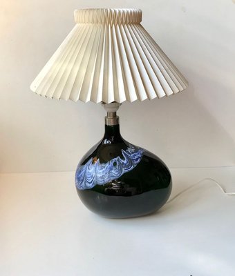 Danish Asymmetrical Table Lamp by Michael Bang for Holmegaard, 1970s-LCR-715118