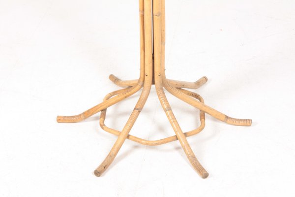 Danish Bamboo Coat Stand, 1950s-FK-875495