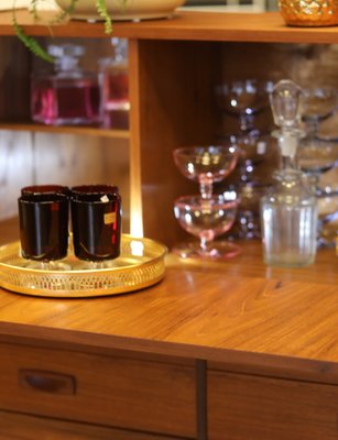 Danish Bar Cabinet in Teak with Slanted Fron, 1960s-BPJ-2024677