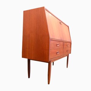 Danish Bar Cabinet in Teak with Slanted Fron, 1960s-BPJ-2024677