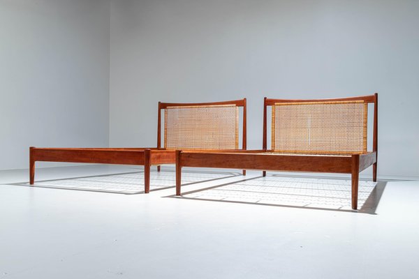 Danish Beds by Børge Mogensen for Søborg Møbelfabrik, 1950s, Set of 2-ITV-1343435