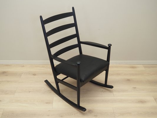 Danish Beech Rocking Chair, 1970s-VND-1790320