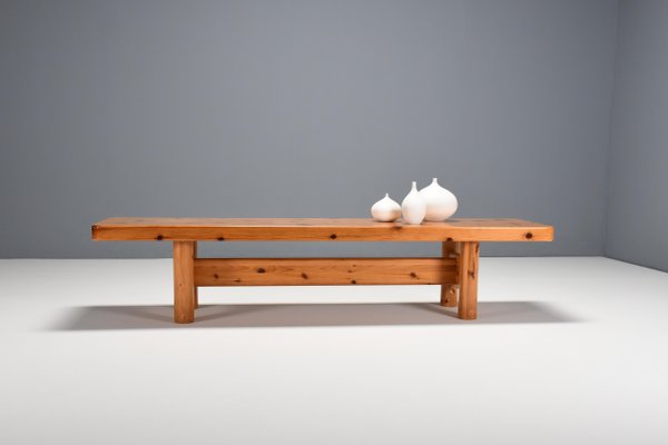 Danish Bench in Pine Wood by Rainer Daumiller for Hirtshals Sawmill-QT-1294530